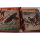A collection of vintage mid 20th century ' Look & Learn ' magazines dating to 1963 & 1964 to