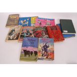 A collection of mid 20th century fictional hardback books,