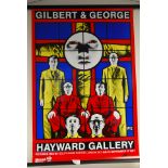 Gilbert & George Hayward Gallery 1987 original exhibition poster.