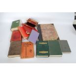 A collection of vintage books to include Sir Walter Scott,