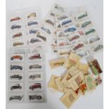 CIGARETTE CARDS; A collection of cigarette cards to include Lambert & Butler Motor Cars,