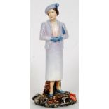 A Royal Doulton Figure HM Queen Elizabeth - The Queen Mother HN3944 Limited Edition being marked to