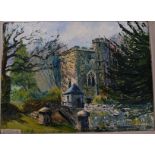 STUCKEY, P; ' Beverstone Castle ' signed to lower corner. Painting.