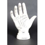 A conforming palmistry phrenology hand,