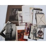 POSTCARDS; A good selection of Edwardian postcards to include mostly WWI First World War soldiers,