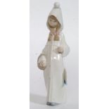 A Lladro figurine ' Shepherdess with Basket ' model no 4678 by Juan Juerta - retired 1992.