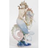 A Lladro  porcelain figurine ' Princesa Del Mar - Beneath the Waves ' Model no 01822.