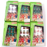 SUBBUTEO; A collection of 6x vintage boxed Subbuteo table soccer teams comprising of: 140, 403, 377,