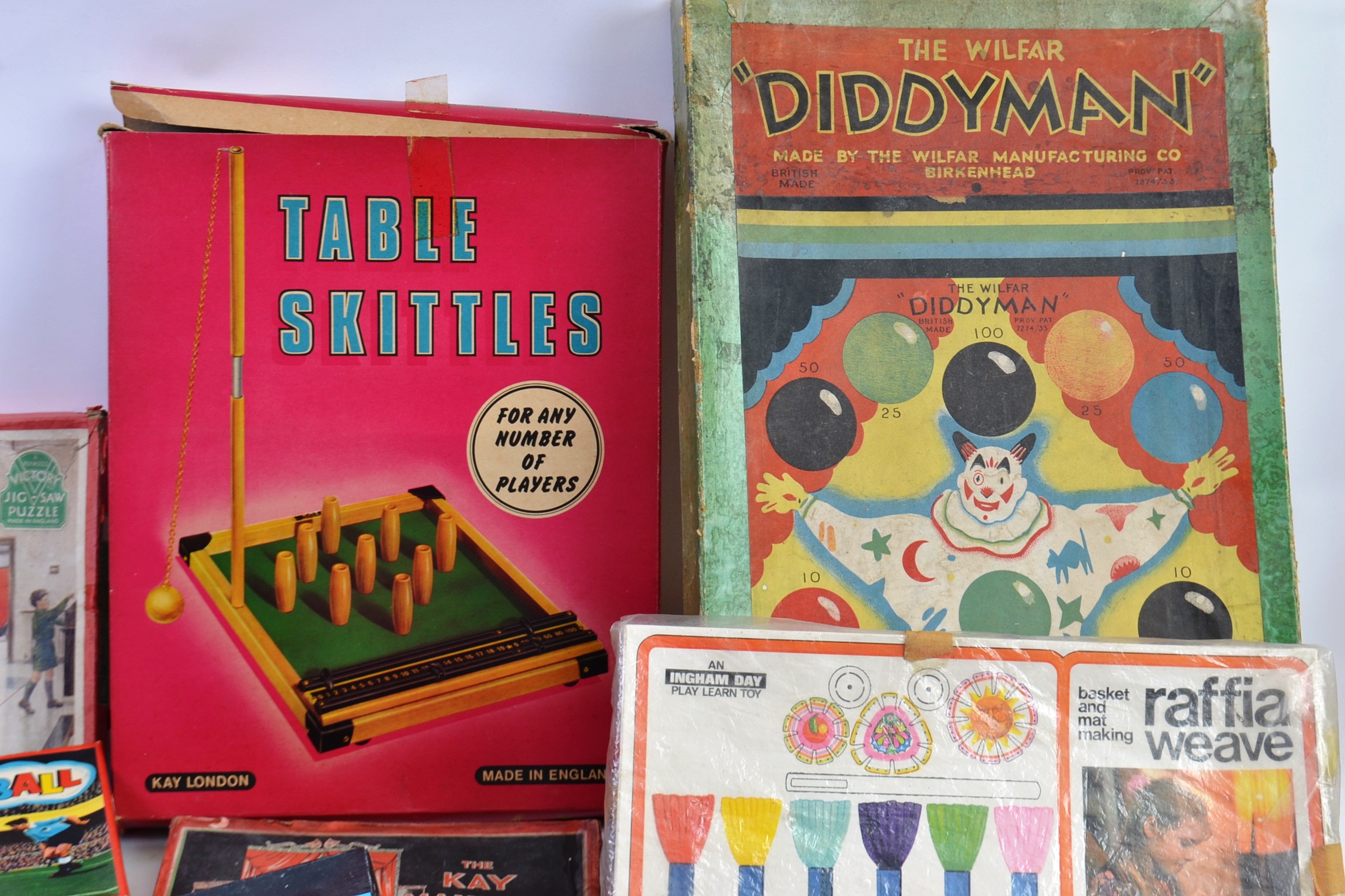 EDWARDIAN & LATER GAMES; A good selection of c1910 and later parlour board games and toys, - Image 2 of 5