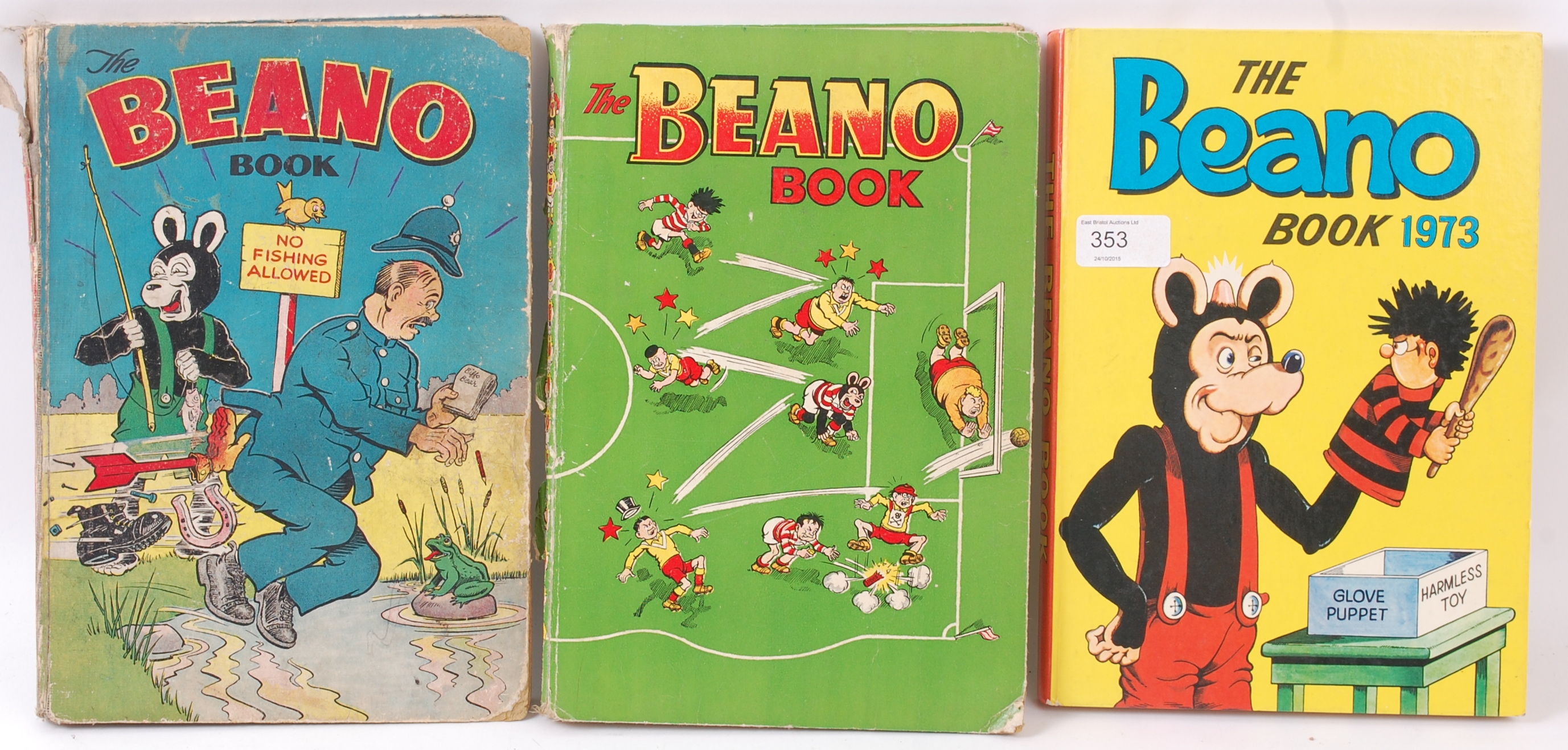 EARLY BEANO; A collection of three vintage Beano Annuals - two being early editions;