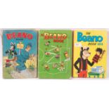 EARLY BEANO; A collection of three vintage Beano Annuals - two being early editions;