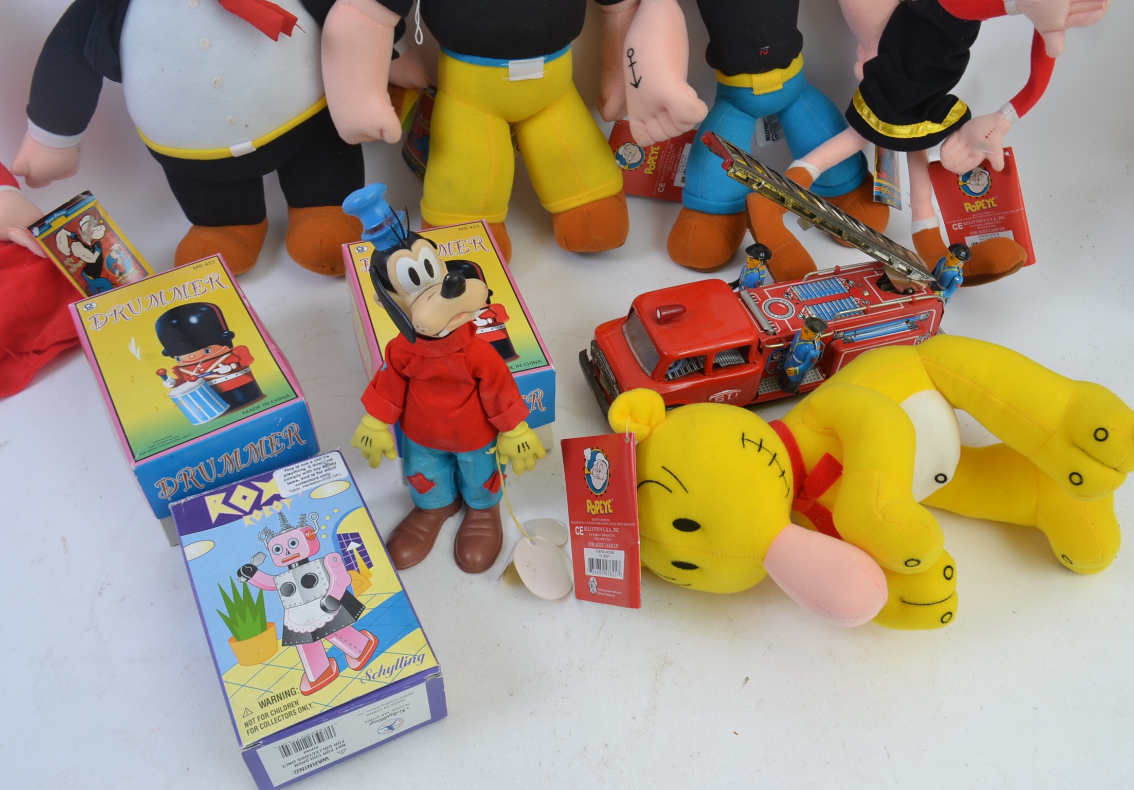 TOYS: A collection of original Kellyboy ' Popeye Classics ' stuffed character toys, - Image 4 of 4