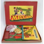MECCANO; An original vintage Meccano Set No. 4 in original box, with instructions.