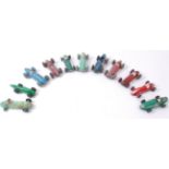 DINKY; A collection of 11x original vintage Dinky Toys diecast model racing cars,