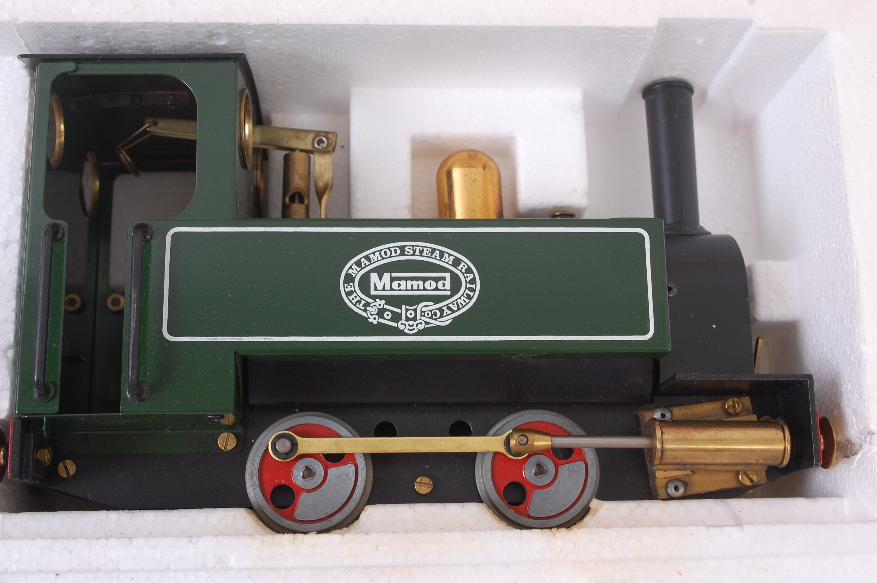 MAMOD; An original Mamod Live Steam boxed RS1 railway trainset Log Loader. - Image 3 of 6