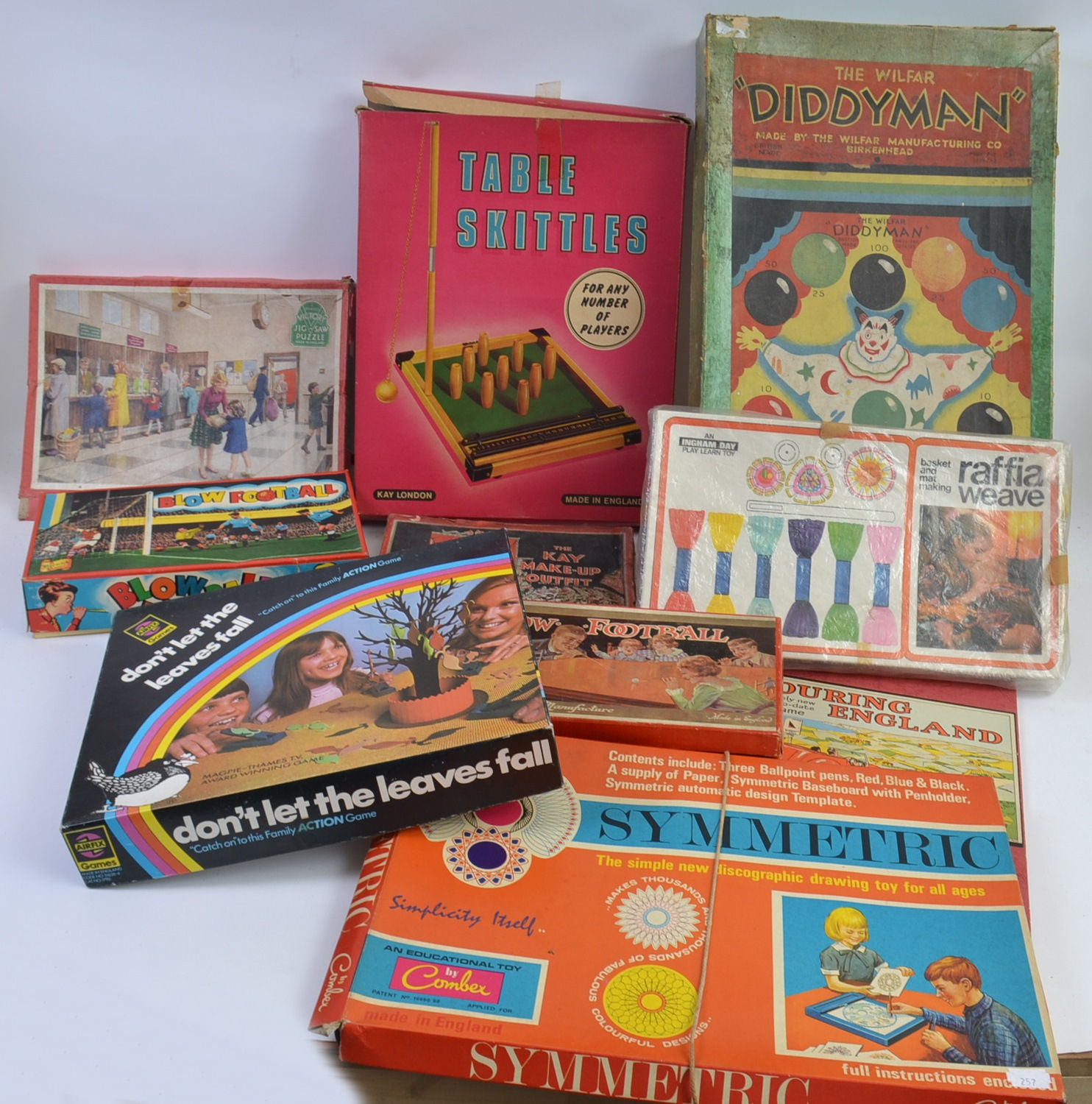 EDWARDIAN & LATER GAMES; A good selection of c1910 and later parlour board games and toys,