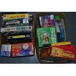 BOARD GAMES; A LARGE collection of assorted vintage and contemporary toys and games,