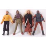 MEGO; A collection of 4x vintage Mego action figures, Star Trek x1, Planet Of The Apes x2,