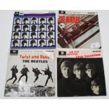 A collection of 4 Beatles EP's to include Twist And Shout, All My Loving,