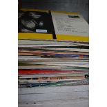 A collection of approx 90 Vinyl lp's to include pop, folk etc.