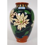 A Victorian Foley ' Intarsio ' pottery v