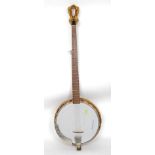 Musima: A modern 6-string wooden framed banjo