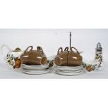 A Midwinter 6 setting tea service, comprising of cups, saucers, teapot,