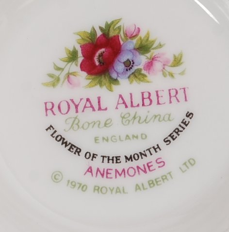A Royal Albert ' Flower of The Month ' tea service comprising cups, saucers, plates, - Image 3 of 3