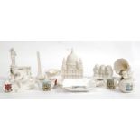 A collection of crested china ware to include St Pauls Cathedral,