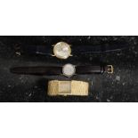 A collection of three vintage wrist watches to include Swiss Emporer, Sekonda Trident and a Felca.