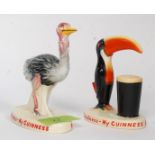 Two vintage Carlton Ware Guinness advertising figures - each stamped to base.