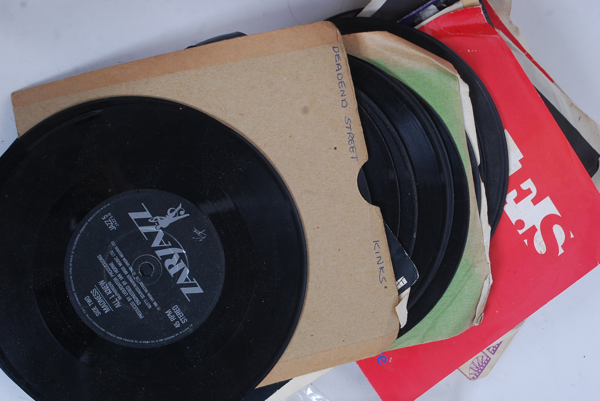 A collection of 45rpm vinyl records mainly from the 1980's to include Nick Lowe, Madness, - Image 2 of 2