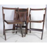 A set of 6x Ministry of Aircraft Production WWII Second World War RAF dispersal folding chairs,