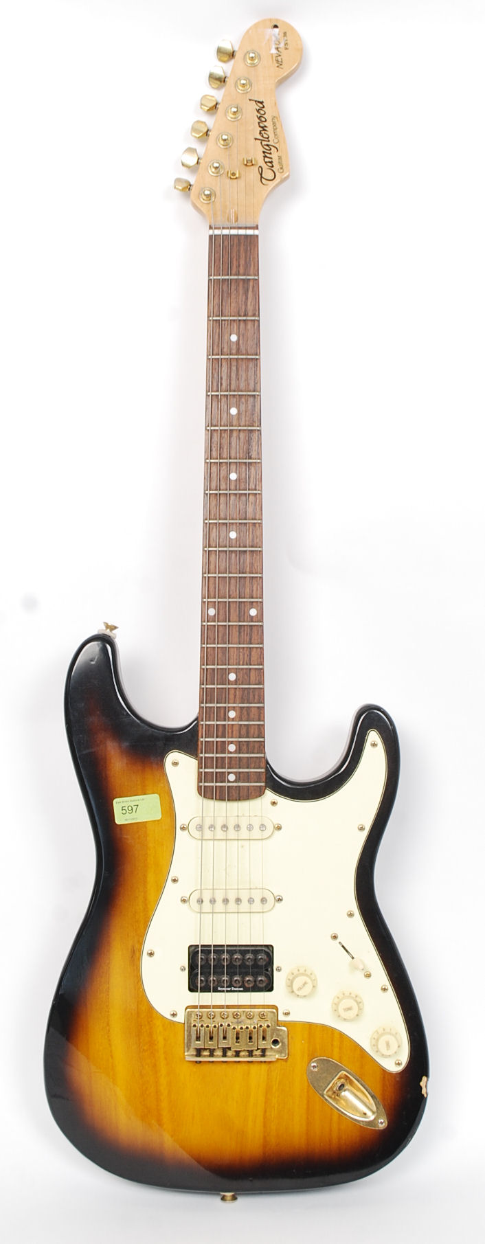 A two tone tobacco sunburst Tanglewood electric guitar. - Image 4 of 6