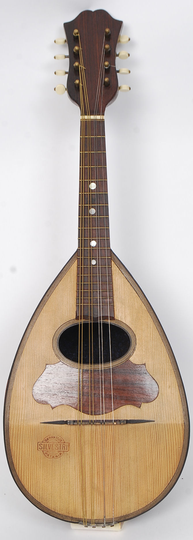 An early 20th century pear shaped bowl back mandolin ( Musical Instrument )  impressed mark - Image 4 of 6