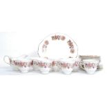 A Colclough chintz pattern part tea serv