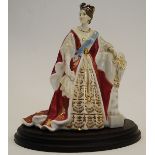 QUEEN VICTORIA : A Royal Worcester figur