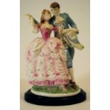 THE FLIRTATION : Royal Worcester figurin