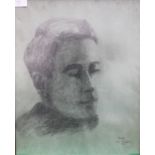 Pencil portrait of Clive by H Chesterfie