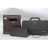 A vintage Sony Betamax player / recorder and accessories - to include a Trinitron camera and