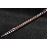 A silver hallmarked propelling pencil Lady Yard-O-Lette by Johnson Matthey & Co.