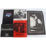 A collection of music concert souvenirs etc to include Genesis show souvenir,