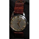 A gentlemans vintage 1950's Omega Geneve wristwatch.