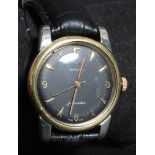 A gentlemans vintage 1950's Omega Seamaster wristwatch.