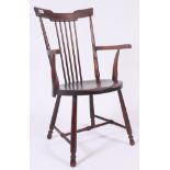 A Victorian Goldsmiths Windsor chair.