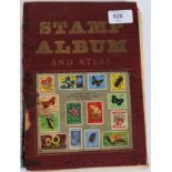 A vintage 20th century stamp album containing various countries,