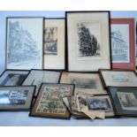 A collection of Bristol related framed and glazed pictures to include signed Sharland and other