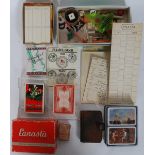 A collection of vintage playing cards -