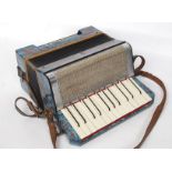 A vintage 1950's Pictro accordion comple