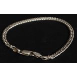 An Italian serpentine linked ladies bracelet. Stamped Italy 925. Total weight 4.5g.